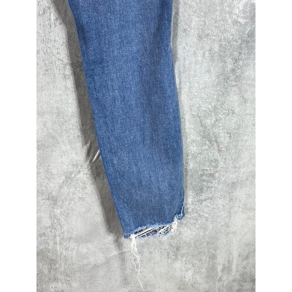 PAIGE Women's Atterberry High-Rise Hoxton Cropped Raw Hem Skinny Jeans SZ 25 - Picture 8 of 11